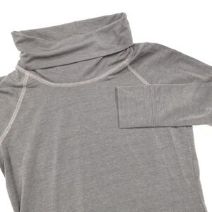 KUHL Women's Size XS Gray Pullover Long Sleeve Turtleneck Tunic Top Front Pocket